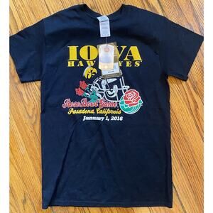 NWT Adult T Shirt Gildan Men’s Small Black Iowa